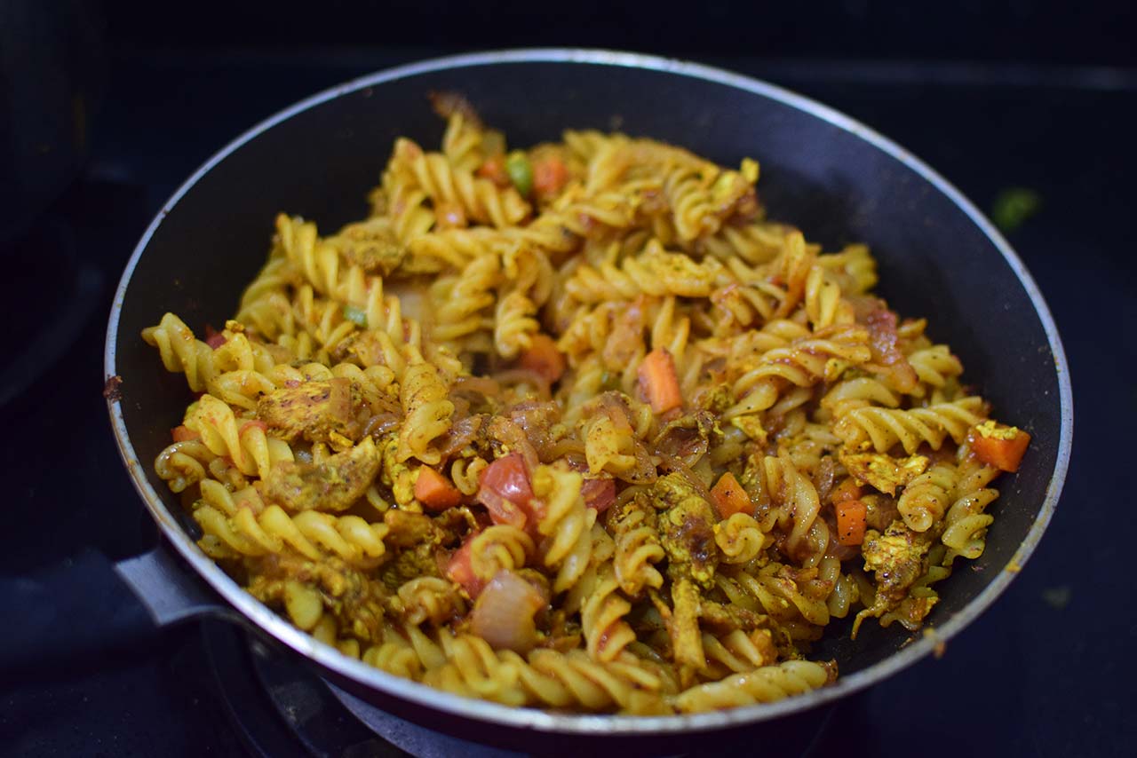 Chicken Pasta Recipe - World Pasta Day - October 25 - Tasty Kerala